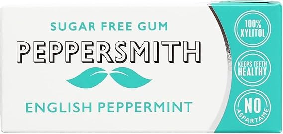 Peppersmith English Peppermint Sugar-Free Gum, 15 g