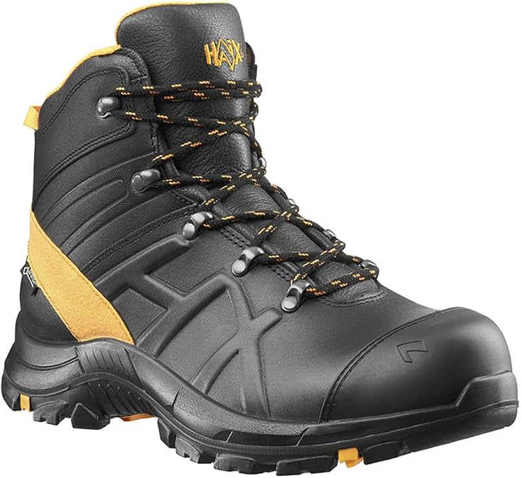 Haix Black Eagle Safety 54 mid Black/Orange Schwarz-Orange