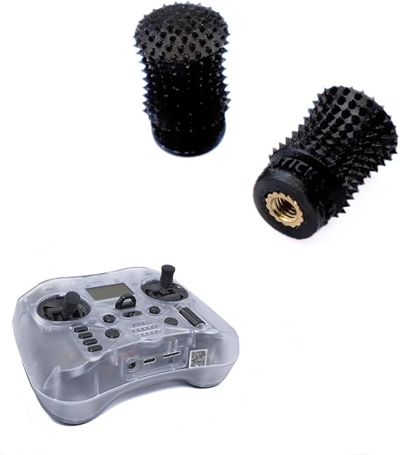 RC Transmitter Stick Ends FPV Controller Replacement Joystick M3L for RadioMaster Pocket Remote Controller(V2 Black)
