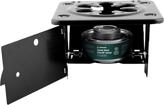 Coghlans 9957 Unisex – Yetişkin Spiritus Katlanır Stove, Çok Renkli, Tek Beden