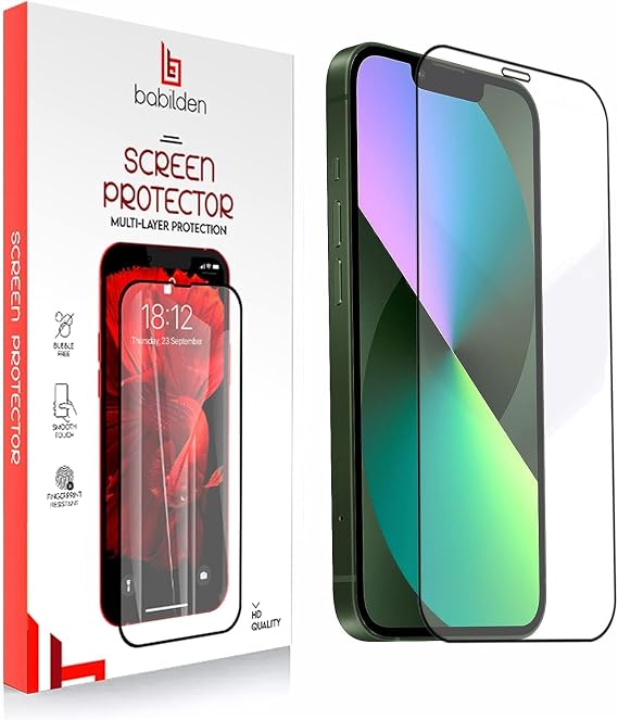 Babilden iPhone Ekran Koruyucu Tam Kapsamlı Koruyucu Cam Slim Fit 2 Adet (iPhone 16)