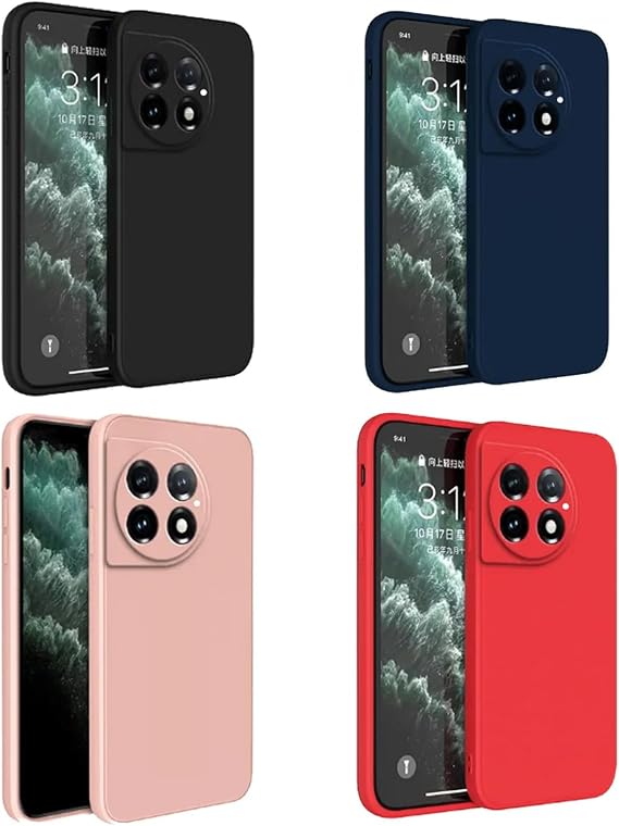 Microcase OnePlus Ace 2 Pro Campro Serisi Kamera Korumalı Silikon Kılıf - AL3427 (Siyah)