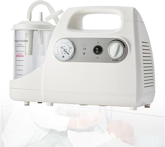 Suction Machine, Automatic Household Suction Device with 1000ml Canister for Elderly and Adults
