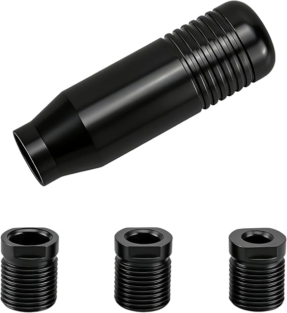 Car Gear Shift Knob,Manual 5 Speed 6 Speed Gear Stick Knob with 3 Adapters