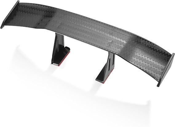 Car Mini Spoiler Wing, 6.7 Inch Mini Spoiler for Car Funny,Carbon Fiber B