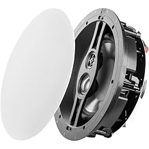 R103 10" 3-Way in-Ceiling Speaker, 1" Pivoting Titanium Dome Tweeter, Single, BK-R103
