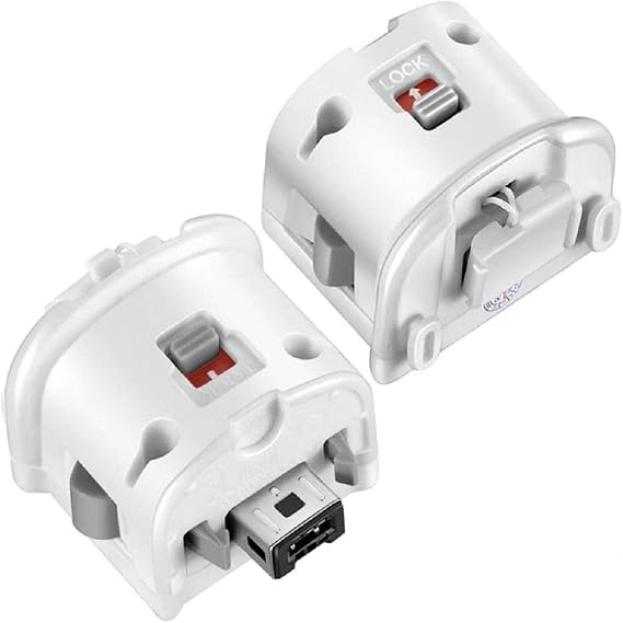SogYupk Motion Plus for Wii, 2 Pack Motion Plus Adapter | Compatible with Wii, External Motion Sensor for Remote Controller