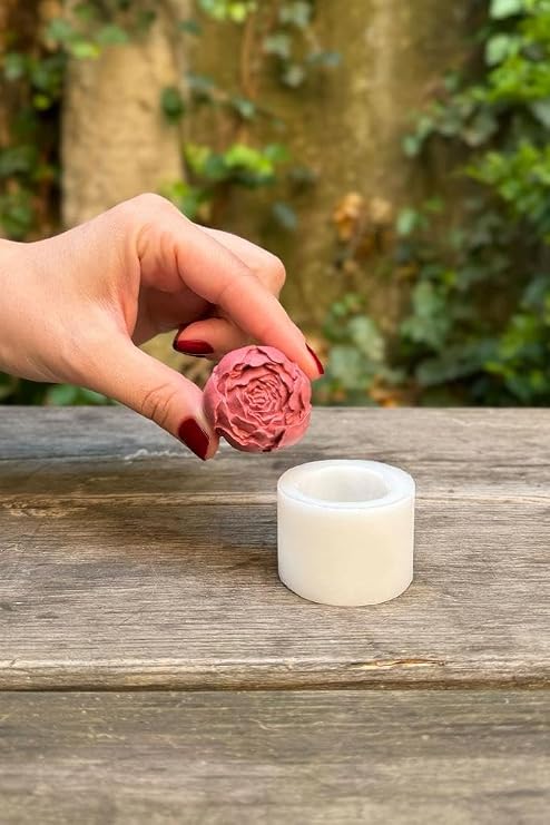 Rufus Concept Top Peony Single Silicone Candle Mold