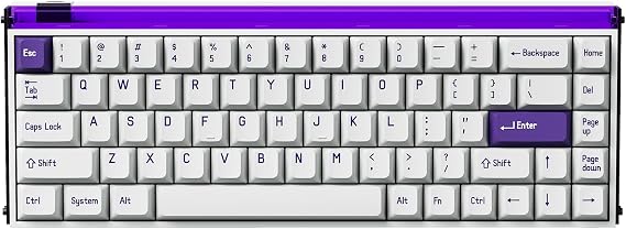 MelGeek MADE68 Pro Purple Rapid Trigger Gaming Keyboard