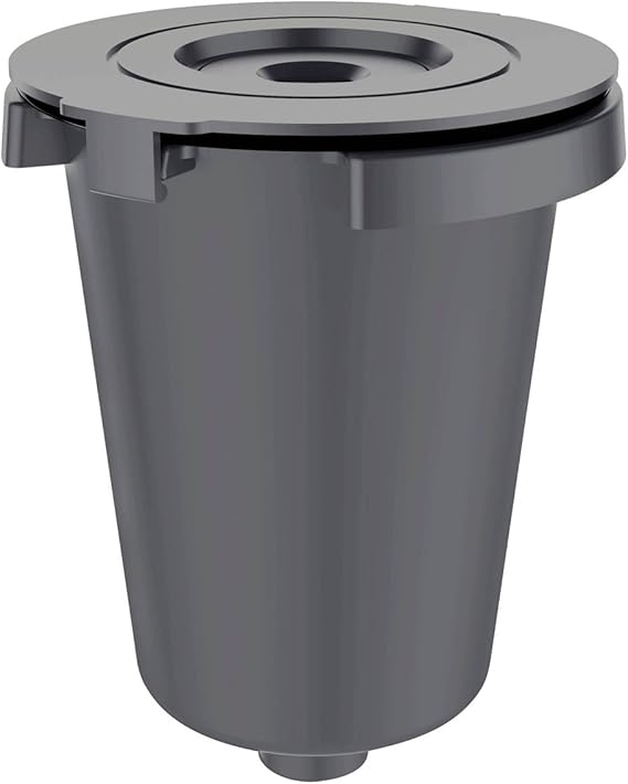Cuisinart SS-RFC HomeBarista Reusable Filter Cup – Brew Coffee or Tea and Drop Wasteful Plastic from Single-Serve Pods with Sustainable Coffee Accessories, Gray