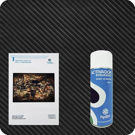 Basic Hydro Dipping Kit Hydro dip Kit Hydrographics Kit : 1 Smart Water Transfer Printing Activator Spray 400 ml + Basic User`s Guide + Hydrographic Film. Size: Width: 1' 8". Lenght: 6' 7" (HFC-106)