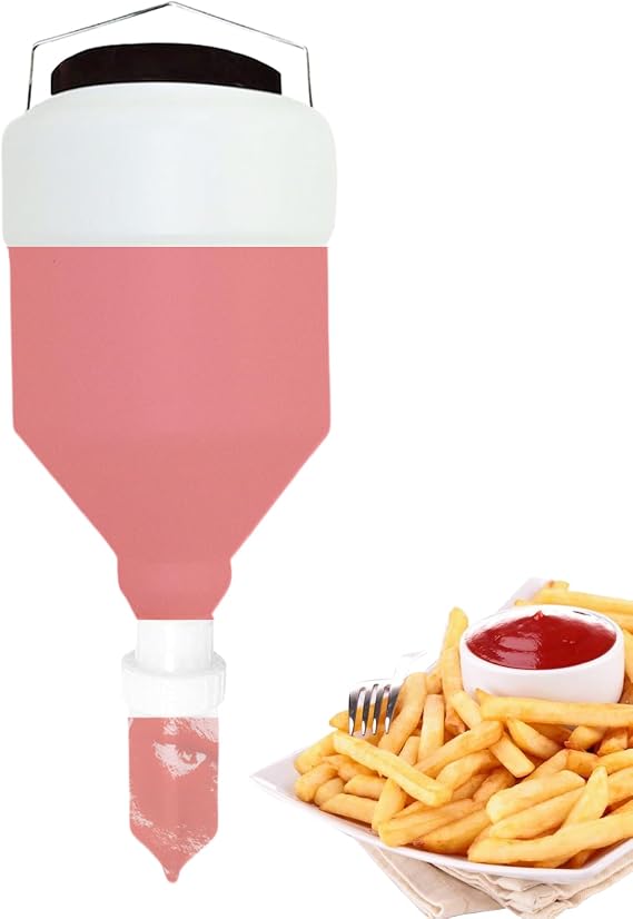 Sauce Squeeze Bottle Refillable, Leak-proof, Squeezable and Hanging