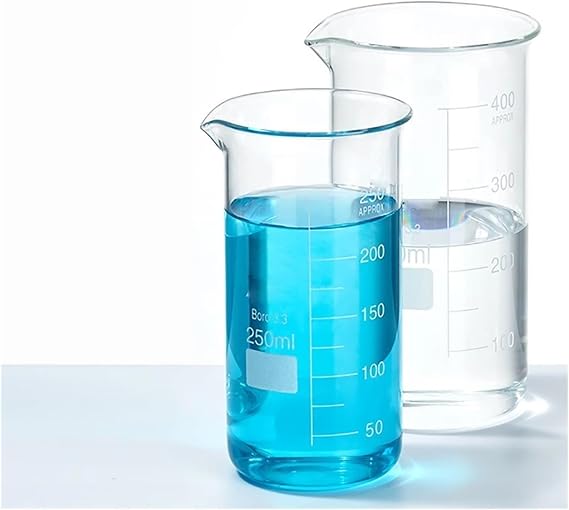 High Temperature And Heatable Graduated Glass Beaker Experimental Equipment(500ml 4PCS)