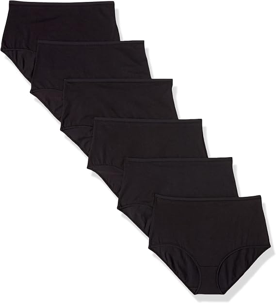 Amazon Essentials Women's Cotton High Waisted Knickers