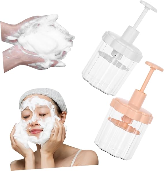 2pcs Foaming Pump Bottle for Facial Cleanser and Body Wash
