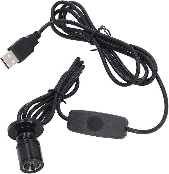 Cocoarm 5V ミニLEDスポットライト、絵画用USB LEDスポットライト器具、画像モデルディスプレイシェルフ、キャビネットジュエリーショーケースポジティブホワイトライト6000K