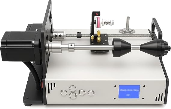 Automatic Cable Winding Machine with LCD Display, 2-15 Laps/s, 0.01mm Accuracy for Fishing Line and Enameled Wire, Ideal for Cable Wiring and Amplifier Solutions