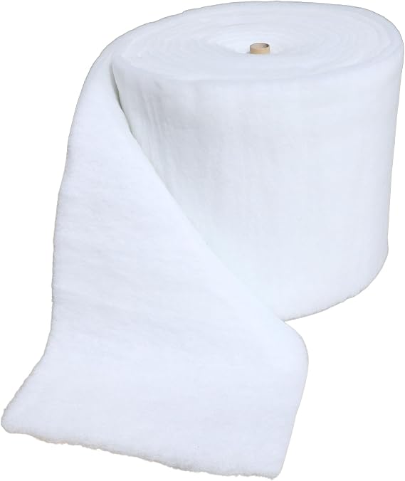 Polyester Wadding Fire Retardant Hypoallergenic 27" Wide Polyester Wadding Roll for Quilting, Bedding, Cushions, Upholstery, Sewing, Padding & Crafts (Weight: 70gsm/2oz, 5 Meter)