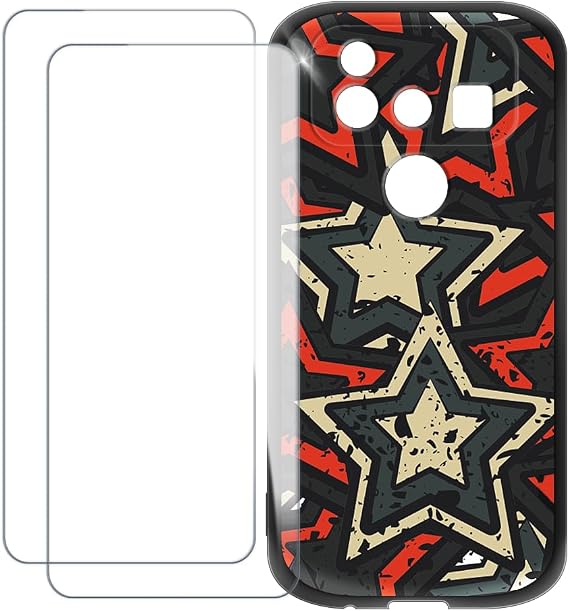 Screen Protector and Case for Unihertz Jelly Max - Star