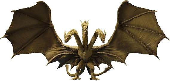 TAMASHII NATIONS S.H. Monster Arts Godzilla King Ghidorah 2019, 9.8 in 250mm, ABS & PVC pre-painted action figure
