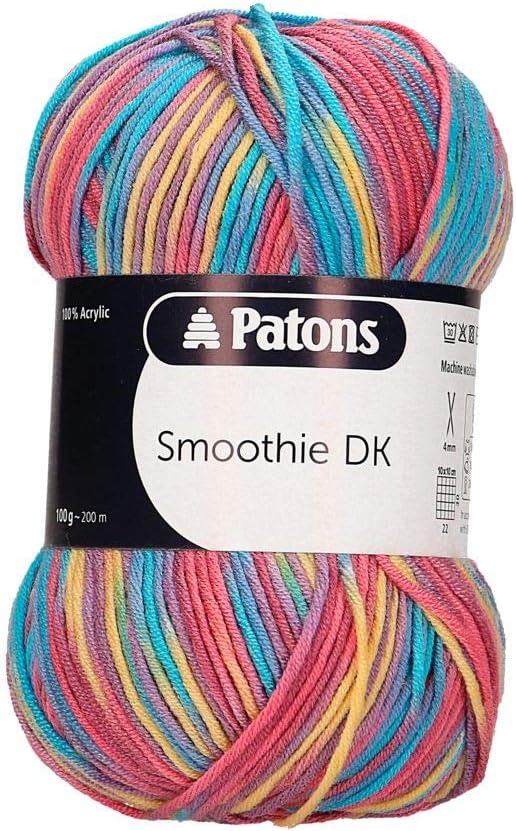 Patons Knitting Yarn, Acrylic, Multi Mix, One Size