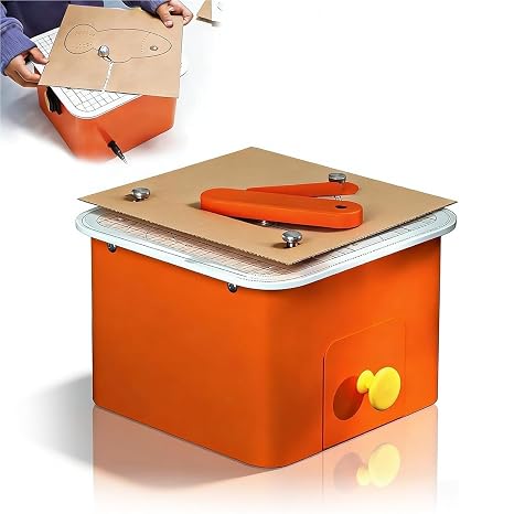 Electric Cardboard Cutter For Kids, Safe Cardboard Cutting Toy, Cutting Thickness 0-2.5mm, For Boys And Girls Ages 5+, DIY Assembly And Building