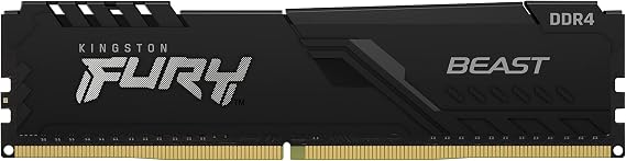 Kingston FURY Beast 16GB 3600MHz DDR4 CL18 Desktop Memory Single Module KF436C18BB/16