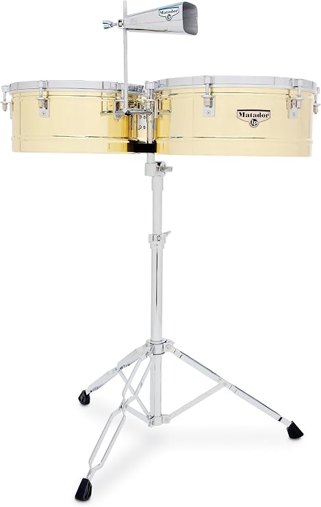 LP Elpy Timbales Matador Timbales 14″ & 15″ Shells, Brass M257B