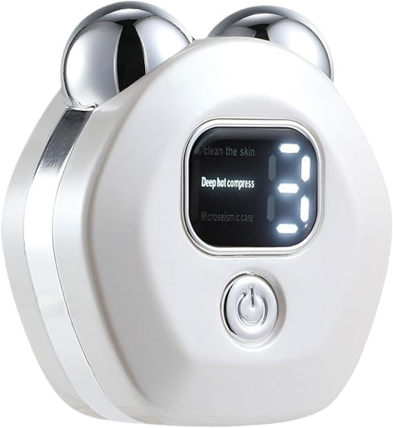Microcurrent Facial Device, Electric Face Care Massager, Skin Toning Device for Home Travel, Electric Facial Sculpting Roller Massage Tool