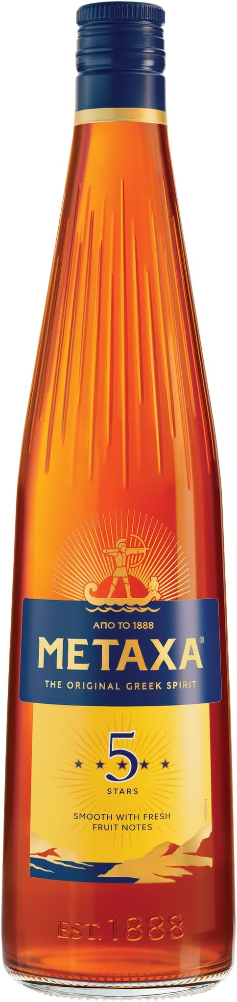Metaxa 5 Stars, The Original Greek Spirit, 1L