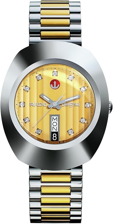 RADO Official Watch DiaStar Original Autmatic R12408633 Gold, gold, Bracelet Type