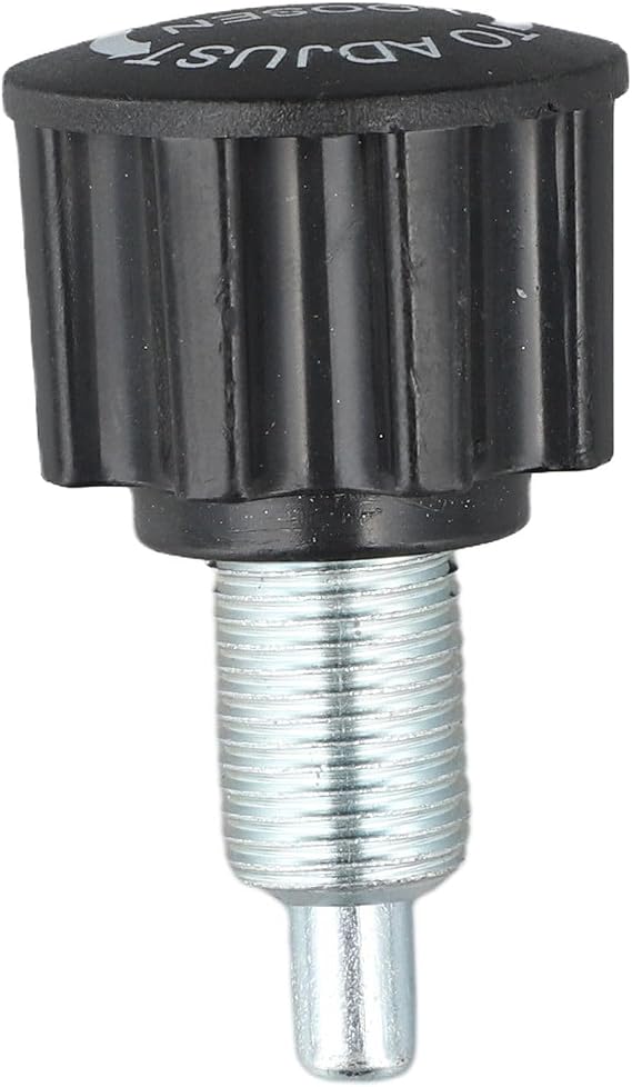 Adjustable Spring Button Pull Pin Knob,for Gym Apparatus Steel and ABS Material Black 20mm Screw Length Home Workout