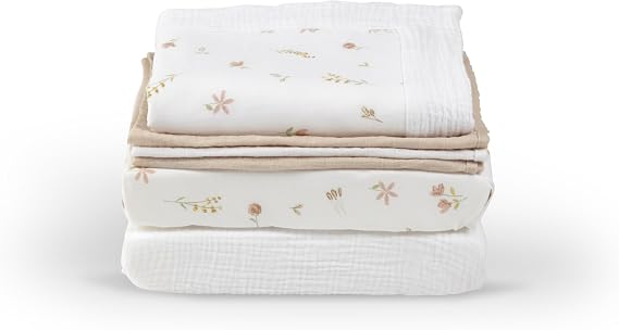 CuddleCo Universal Crib/Co Sleeper Bedding Set in Cashmere Meadow