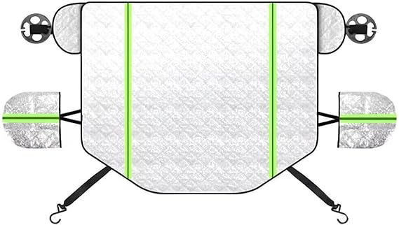 Custom Made Car Windscreen Cover Compatible with Honda FCX Clarity,frost-proof,snow-proof,windproof,and sun-proof(silver)