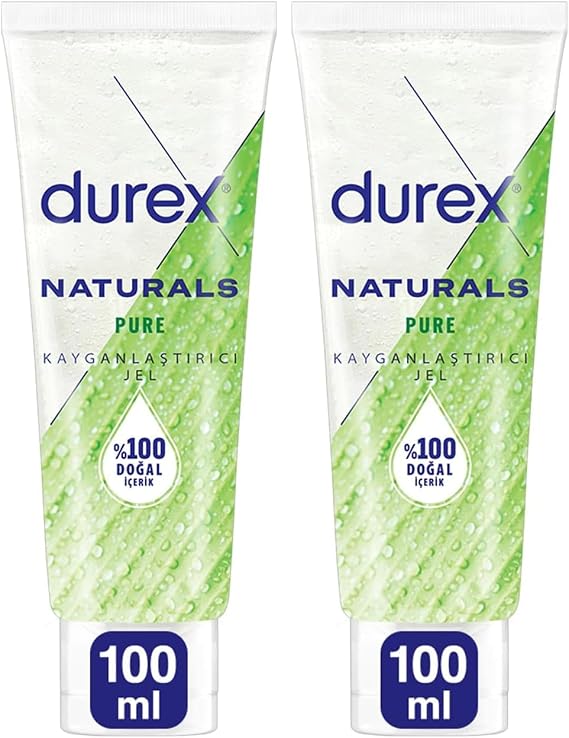Durex Naturals Pure Kayganlaştırıcı Jel 100 ml (1 x 100 ml) (2 paketi)