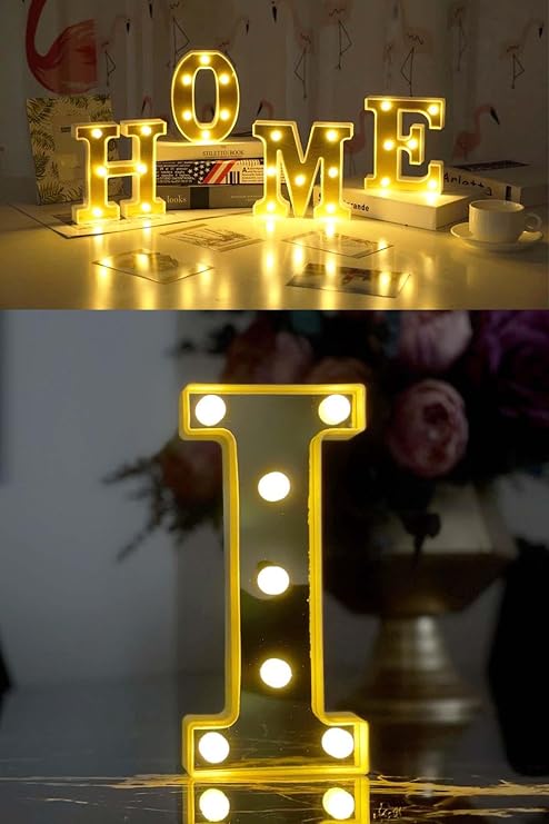 Dekoratif Led Işıklı 3D Büyük Boy Organizasyon Doğum Günü Kutlama (I)