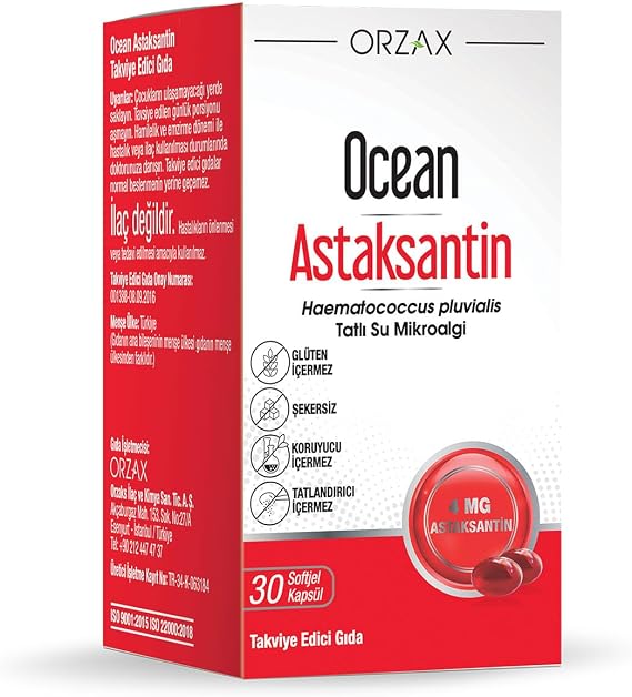 Ocean Astaksantin 30 Softjel Kapsül