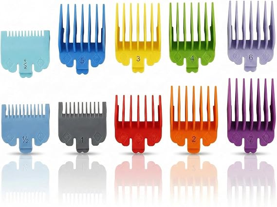 10PCS Clipper Guards Universal Hair Clipper Guide Combs Set