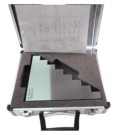Thickness Calibration Block 1018 steel 8 Step Calibration Block for Thickness Meter(10 20 30 40 50 70 90 100mm)