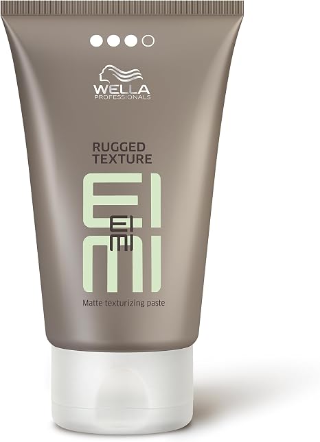 Wella Professionals EIMI Rugged Texture Strong Hold Matte Texturising Hair Paste, Hold Level 3, 75ml