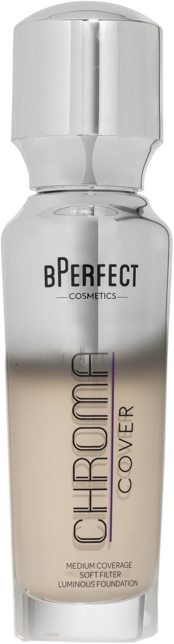 BPerfect Chroma Cover Luminous Foundation - Radiant Filter Finish, Buildable Coverage - Shade 1 - N1 Fair Neutral Beige