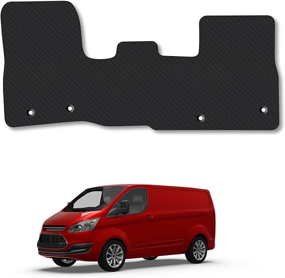 Compatible with Ford Transit Custom (2018-2023) [Manual] 5mm Rubber Car Mats