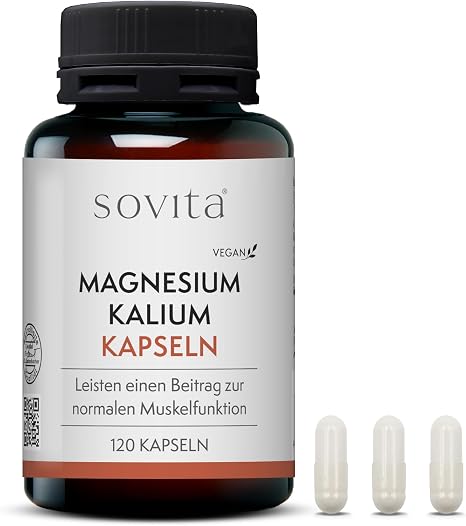 Magnesium Potassium Tablets Vitamins and Minerals. Supports the Normal Muscle Function 60 Tablets