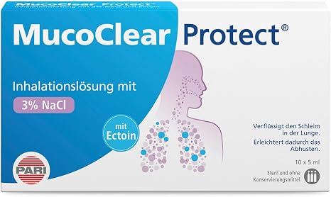 MucoClear Protect hyperton (3% cooking salt) with ectoin 10 x 5.0 ml