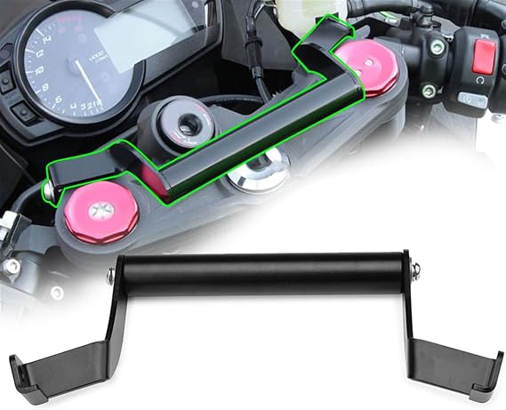 GPS Navigation Handlebar Bracket Extension For KAWASAKI ZX6R ZX-6R For NINJA 2009 2010 2011 2012 2013 2014 2015 2016 2017 2018 2019 2020 2021
