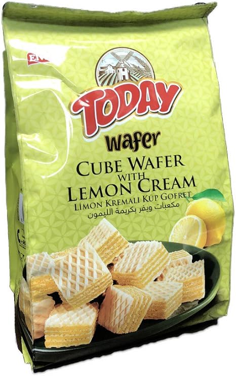 Elvan Today Küp Gofret Limonlu 200Gr. (1 Paket)