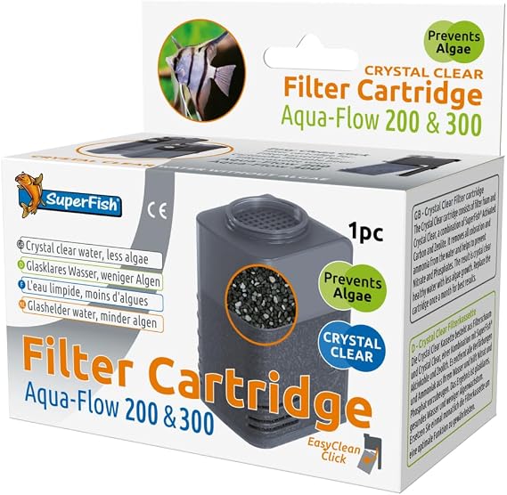 SuperFish Aqua Flow 200/300 Crystal Clear Cartridge