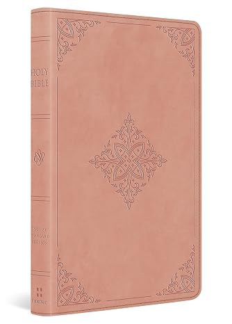 ESV Large Print Value Thinline Bible (TruTone, Blush Rose, Fleur-de-lis Design): English Standard Version, Blush Rose, Trutone, Fleur-de-lis Design, Large Print, Value, Thinline
