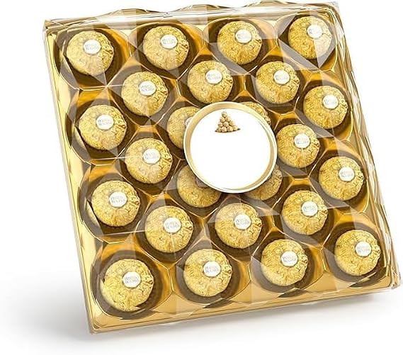 Ferraro Rocher Boxed Chocolates 24 Pieces 300g – Gift Box for Christmas