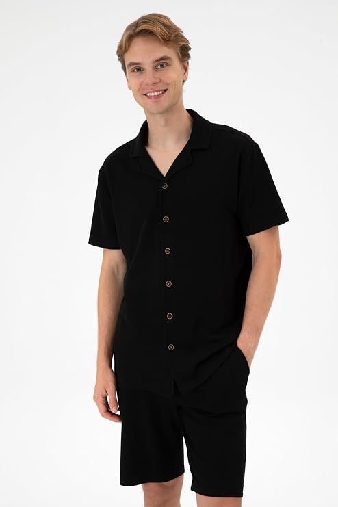 U.S. Polo Assn. Erkek Siyah Gömlek Örme 50306977-VR046